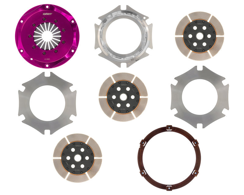 Exedy Universal Builder Series Triple Metallic Clutch Does NOT Incl FW Req. Custom Clutch Actuation Exedy Universal Builder Series Triple Metallic Clutch Does NOT Incl FW Req. Custom Clutch Actuation