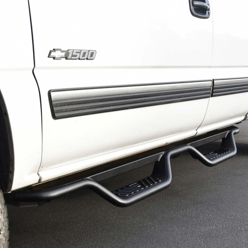 Westin 99-13 Chevrolet Silverado 1500 (Ext. Cab) Outlaw Drop Nerf Step Bars - Textured Black Westin 99-13 Chevrolet Silverado 1500 (Ext. Cab) Outlaw Drop Nerf Step Bars - Textured Black