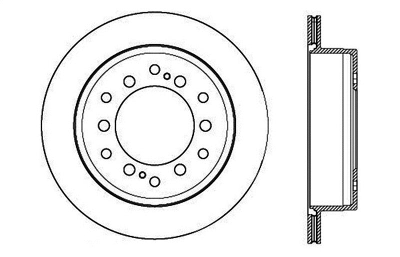 StopTech Slotted & Drilled Sport Brake Rotor StopTech Slotted & Drilled Sport Brake Rotor