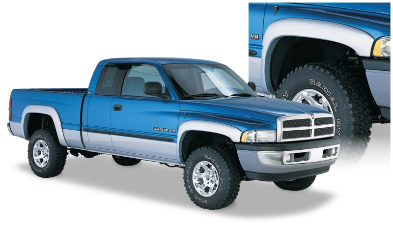Bushwacker 94-01 Dodge Ram 1500 Fleetside OE Style Flares 4pc 78.0/96.0in Bed - Black Bushwacker 94-01 Dodge Ram 1500 Fleetside OE Style Flares 4pc 78.0/96.0in Bed - Black
