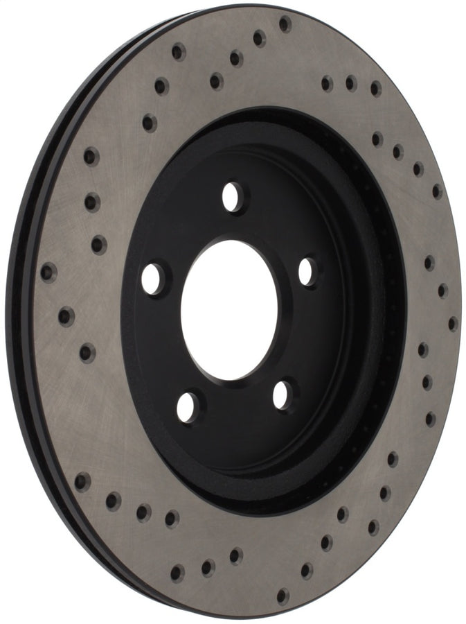 StopTech 05-10 Ford Mustang V6/4.0L / GT V8/4.6L Cross Drilled Left Rear Rotor StopTech 05-10 Ford Mustang V6/4.0L / GT V8/4.6L Cross Drilled Left Rear Rotor