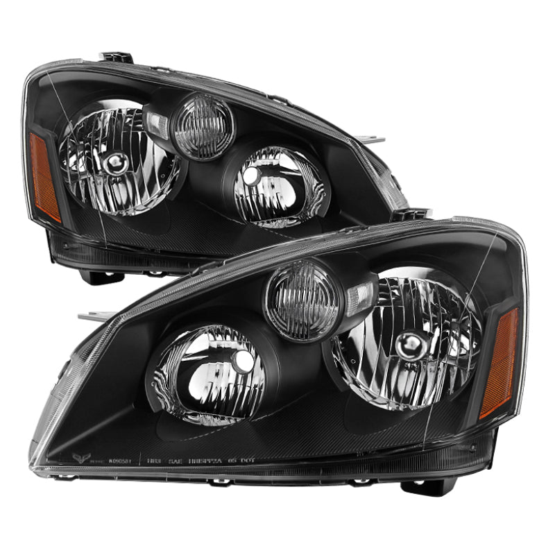 xTune Nissan Altima 05-06 Halogen Model Only OEM Style Black Bezel Headlights HD-JH-NA05-AM-BK xTune Nissan Altima 05-06 Halogen Model Only OEM Style Black Bezel Headlights HD-JH-NA05-AM-BK