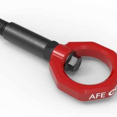 aFe Control Front Tow Hook Red BMW F-Chassis 2/3/4/M