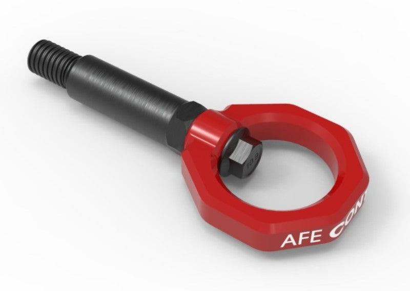 aFe Control Front Tow Hook Red BMW F-Chassis 2/3/4/M aFe Control Front Tow Hook Red BMW F-Chassis 2/3/4/M