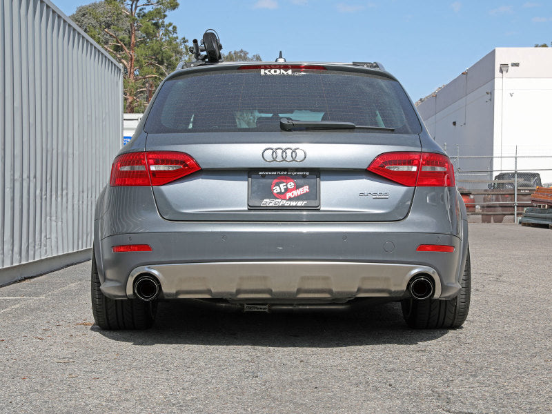 afe MACH Force-Xp 13-16 Audi Allroad L4 SS Axle-Back Exhaust w/ Carbon Tips afe MACH Force-Xp 13-16 Audi Allroad L4 SS Axle-Back Exhaust w/ Carbon Tips