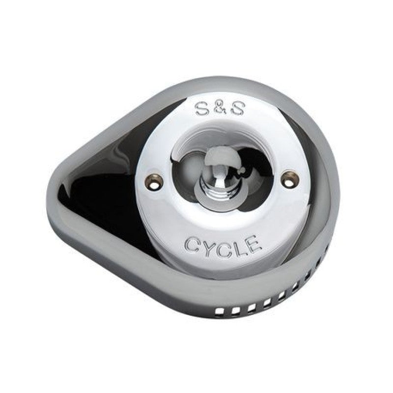 S&S Cycle Stealth Slasher Teardrop Air Cleaner Cover - Chrome S&S Cycle Stealth Slasher Teardrop Air Cleaner Cover - Chrome