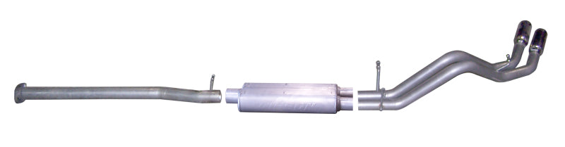 Gibson 07-09 Chevrolet Silverado 1500 LT 6.0L 2.25in Cat-Back Dual Sport Exhaust - Aluminized Gibson 07-09 Chevrolet Silverado 1500 LT 6.0L 2.25in Cat-Back Dual Sport Exhaust - Aluminized