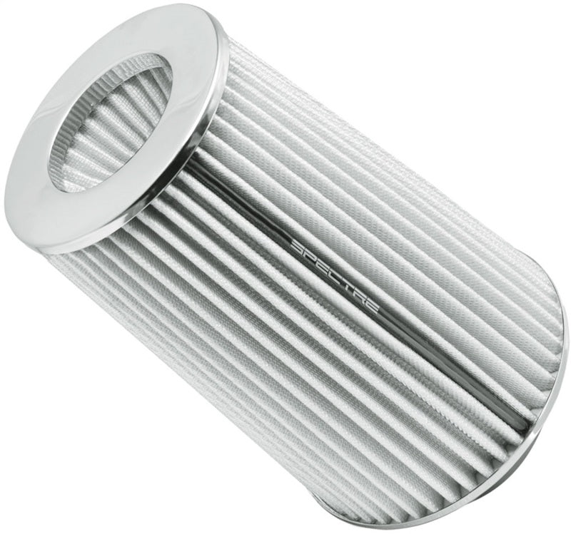 Spectre Adjustable Conical Air Filter 9-1/2in. Tall (Fits 3in. / 3-1/2in. / 4in. Tubes) - White Spectre Adjustable Conical Air Filter 9-1/2in. Tall (Fits 3in. / 3-1/2in. / 4in. Tubes) - White
