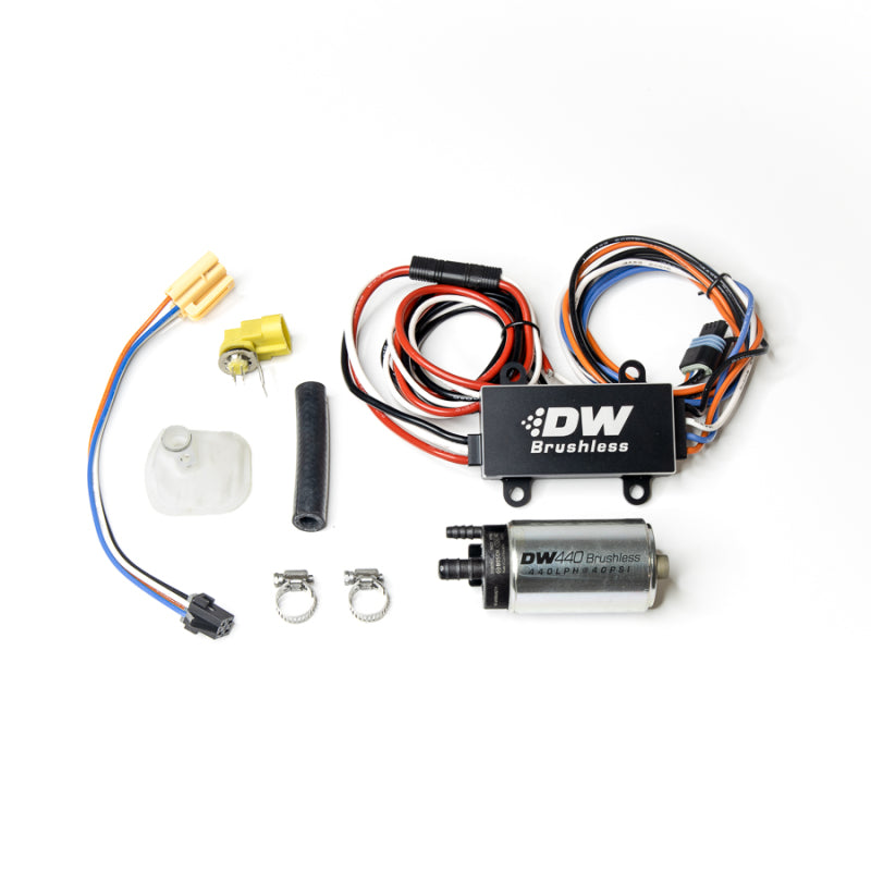 DeatschWerks DW440 440lph Brushless Fuel Pump Single/Dual Controller & Install 05-10 Ford Mustang GT DeatschWerks DW440 440lph Brushless Fuel Pump Single/Dual Controller & Install 05-10 Ford Mustang GT