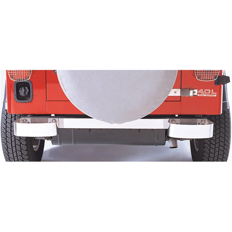 Rugged Ridge 76-95 Jeep CJ / Jeep Wrangler Stainless Steel Rear Bumperettes Rugged Ridge 76-95 Jeep CJ / Jeep Wrangler Stainless Steel Rear Bumperettes