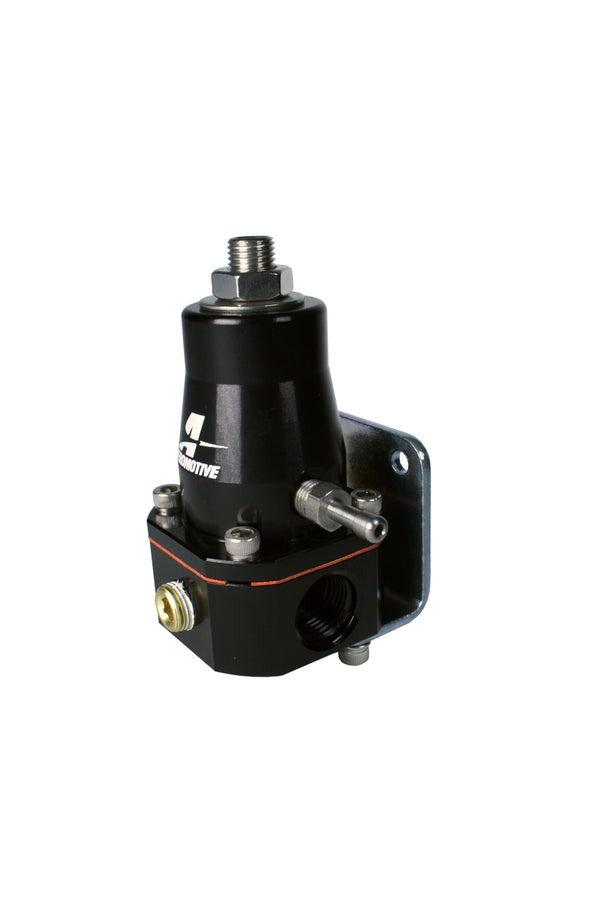 Aeromotive Adjustable Regulator Billet EFI Bypass - (2) -6 Inlets/(1) -6 Return - Black Aeromotive Adjustable Regulator Billet EFI Bypass - (2) -6 Inlets/(1) -6 Return - Black