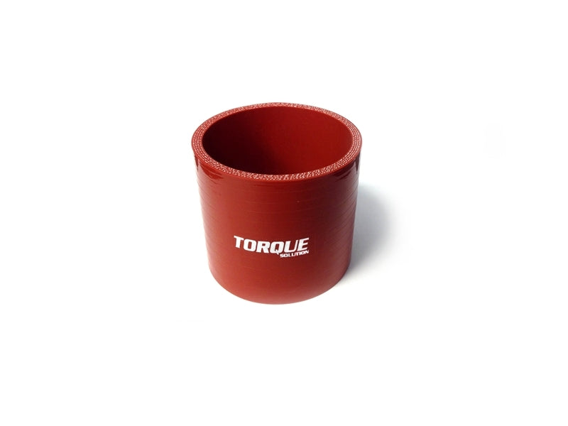 Torque Solution Straight Silicone Coupler: 2.5in Red Universal Torque Solution Straight Silicone Coupler: 2.5in Red Universal
