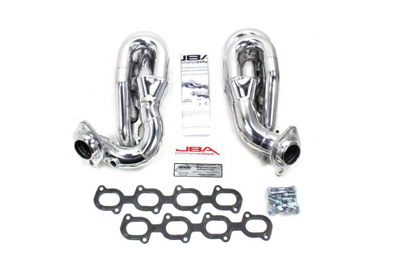JBA 07-14 Ford GT500 5.4/5.8L 4V 1-5/8in Primary Silver Ctd Cat4Ward Header JBA 07-14 Ford GT500 5.4/5.8L 4V 1-5/8in Primary Silver Ctd Cat4Ward Header