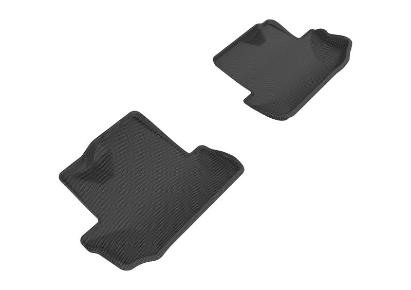 3D MAXpider 2016-2020 Chevrolet Camaro Kagu 2nd Row Floormats - Black 3D MAXpider 2016-2020 Chevrolet Camaro Kagu 2nd Row Floormats - Black