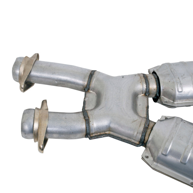 BBK 94-95 Mustang 5.0 High Flow X Pipe With Catalytic Converters - 2-1/2 BBK 94-95 Mustang 5.0 High Flow X Pipe With Catalytic Converters - 2-1/2