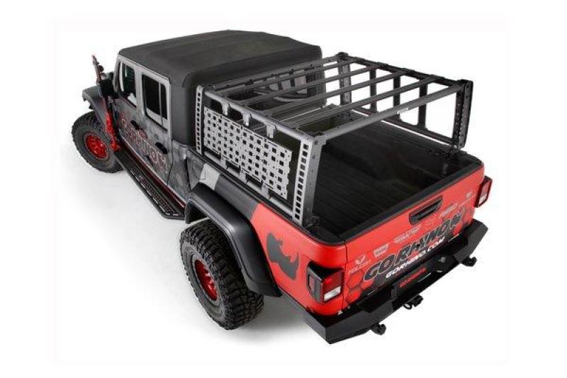 Go Rhino 19-21 Jeep Gladiator XRS Overland Xtreme Rack - Black Go Rhino 19-21 Jeep Gladiator XRS Overland Xtreme Rack - Black