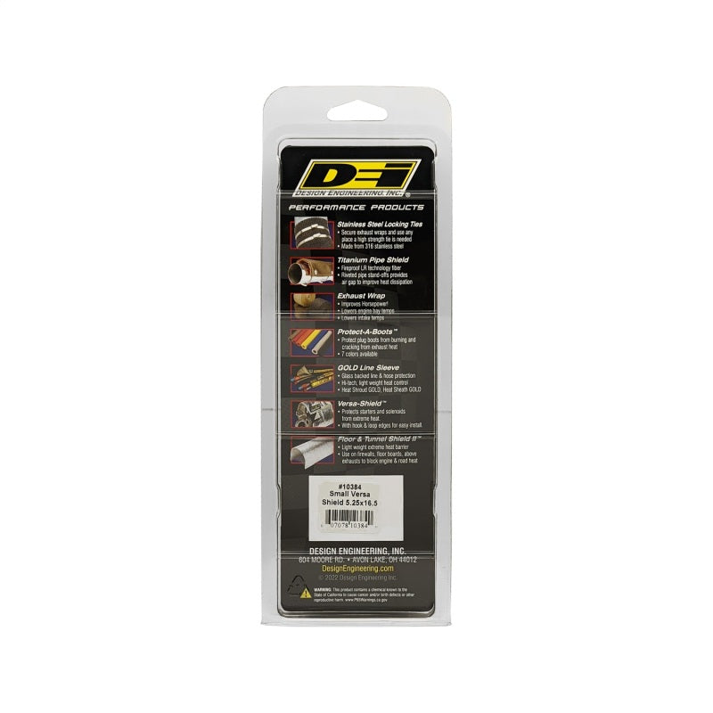 DEI Versa-Shield /Starter Shield 5-1/4in w x 16-1/2in l - Universal (Mini) Heat Shield DEI Versa-Shield /Starter Shield 5-1/4in w x 16-1/2in l - Universal (Mini) Heat Shield