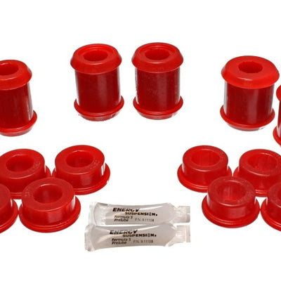 Energy Suspension 04-09 Cadillac XLR/XLR-V / 97-12 Corvette Red Rear End C/A Bushing Set