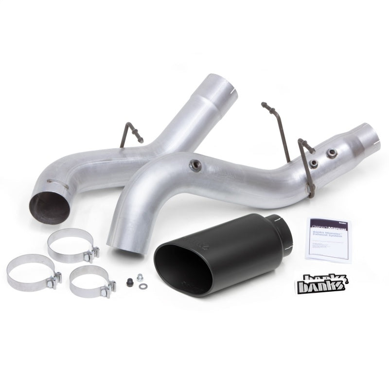 Banks Power 17-19 Chevy Duramax L5P 2500/3500 Monster Exhaust System w/ Black Tip Banks Power 17-19 Chevy Duramax L5P 2500/3500 Monster Exhaust System w/ Black Tip