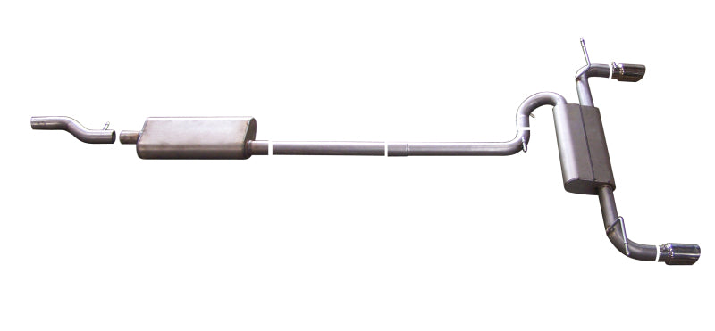 Gibson 07-14 Ford Edge SE 3.5L 2.5in Cat-Back Dual Split Exhaust - Aluminized Gibson 07-14 Ford Edge SE 3.5L 2.5in Cat-Back Dual Split Exhaust - Aluminized
