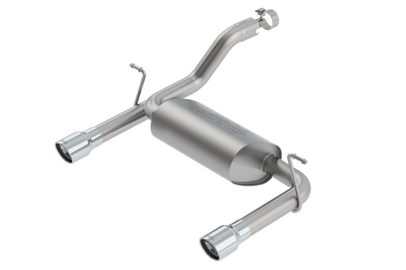 Borla 2018 Jeep Wrangler JL/JLU 3.6L V6 2DR/4DR Touring SS Axle Back Exhaust w/ 3.5in Tips Borla 2018 Jeep Wrangler JL/JLU 3.6L V6 2DR/4DR Touring SS Axle Back Exhaust w/ 3.5in Tips
