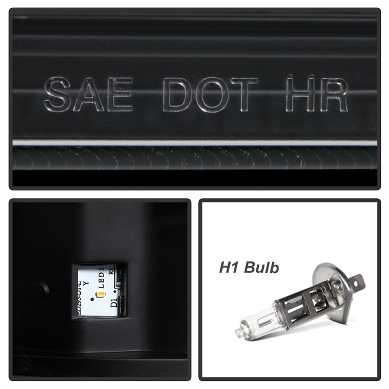 Spyder 05-07 Ford F250/350/450 Super Duty Projector LED Black PRO-YD-FS05V2PL-BK Spyder 05-07 Ford F250/350/450 Super Duty Projector LED Black PRO-YD-FS05V2PL-BK