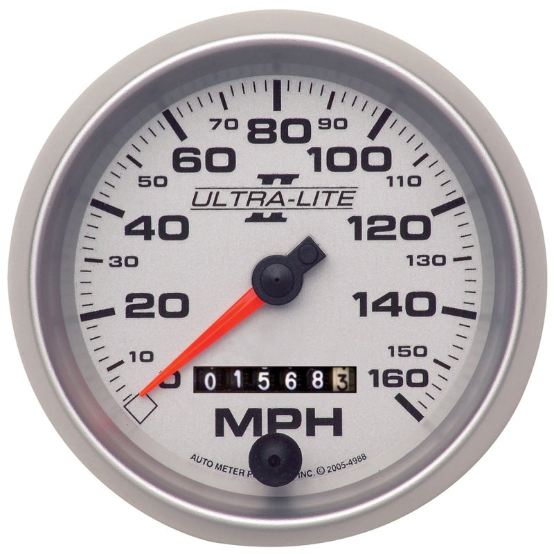 Autometer Ultra-Lite II 3-3/8in 160MPH Mechanical Speedometer Autometer Ultra-Lite II 3-3/8in 160MPH Mechanical Speedometer