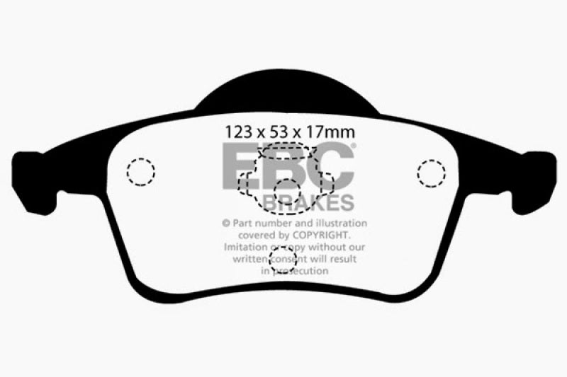 EBC 01-05 Volvo S60 2.3 Turbo T5 Yellowstuff Rear Brake Pads EBC 01-05 Volvo S60 2.3 Turbo T5 Yellowstuff Rear Brake Pads