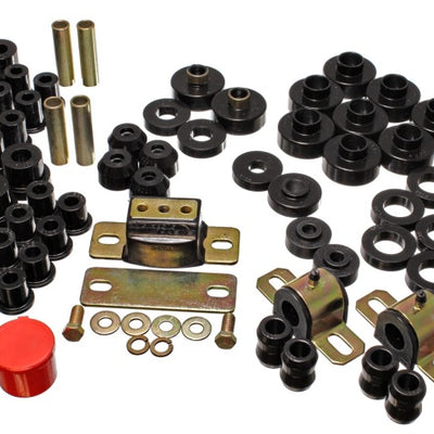 Energy Suspension 76-79 Jeep CJ/CJ7 Black Hyper-Flex Master Bushing Set