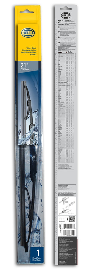 Hella Standard Wiper Blade 21in - Single Hella Standard Wiper Blade 21in - Single