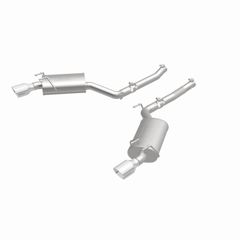MagnaFlow Axle-Back Stainless Dual Split 4in Polished Tips 10-15 Chevrolet Camaro Convert. 3.6L V6 MagnaFlow Axle-Back Stainless Dual Split 4in Polished Tips 10-15 Chevrolet Camaro Convert. 3.6L V6