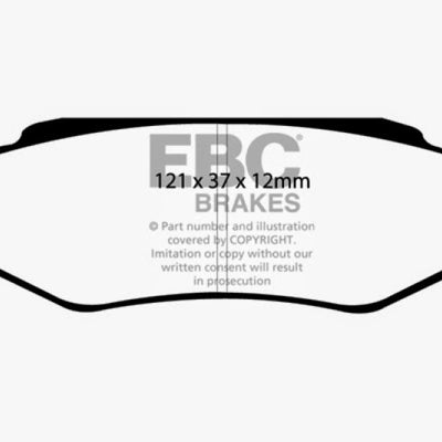 EBC 03-04 Cadillac XLR 4.6 Redstuff Rear Brake Pads