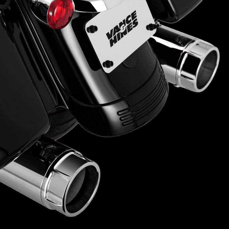 Vance & Hines HD Touring 17-22 Torquer 450 Chrome Slip-On Exhaust Vance & Hines HD Touring 17-22 Torquer 450 Chrome Slip-On Exhaust