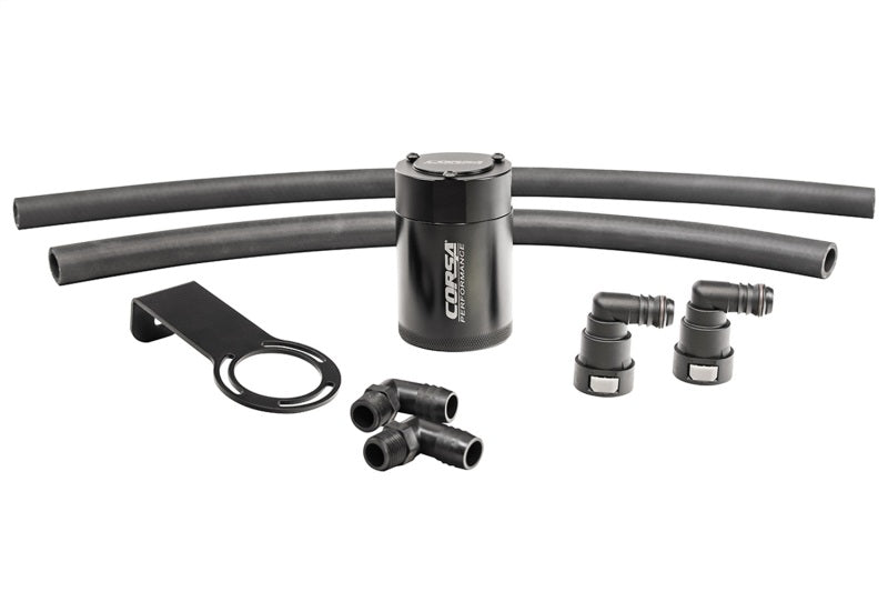 Corsa 2021-2024 Dodge Ram TRX Crew Cab Aluminum Oil Catch Can w/Mounting Bracket Corsa 2021-2024 Dodge Ram TRX Crew Cab Aluminum Oil Catch Can w/Mounting Bracket