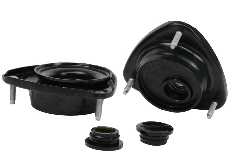 Whiteline 04-07 Subaru WRX/STi / 98-02 Subaru Forester Front Upper Strut Mounts - Offset Assembly Whiteline 04-07 Subaru WRX/STi / 98-02 Subaru Forester Front Upper Strut Mounts - Offset Assembly