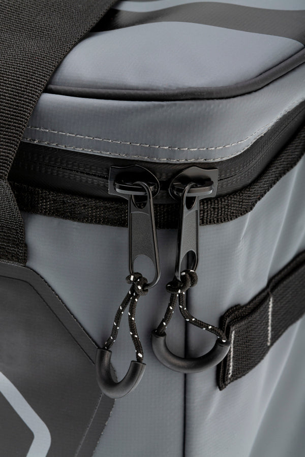 ARB Cooler Bag Charcoal w/ Red Highlights 15in L x 11in W x 9in H Holds 22 Cans ARB Cooler Bag Charcoal w/ Red Highlights 15in L x 11in W x 9in H Holds 22 Cans