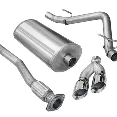 Corsa 2009-2009 Chevrolet Silverado Crew Cab/Short Bed 1500 4.8L V8 Polished Sport Cat-Back Exhaust