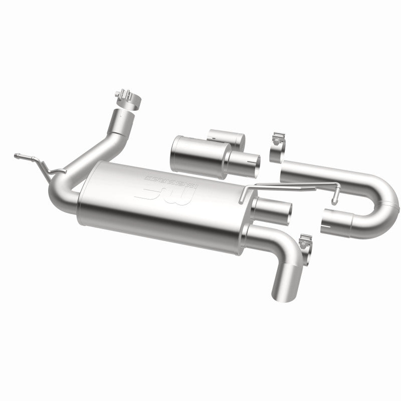 MagnaFlow 07-18 Jeep Wrangler JK Overland Series Axle-Back Exhaust System MagnaFlow 07-18 Jeep Wrangler JK Overland Series Axle-Back Exhaust System