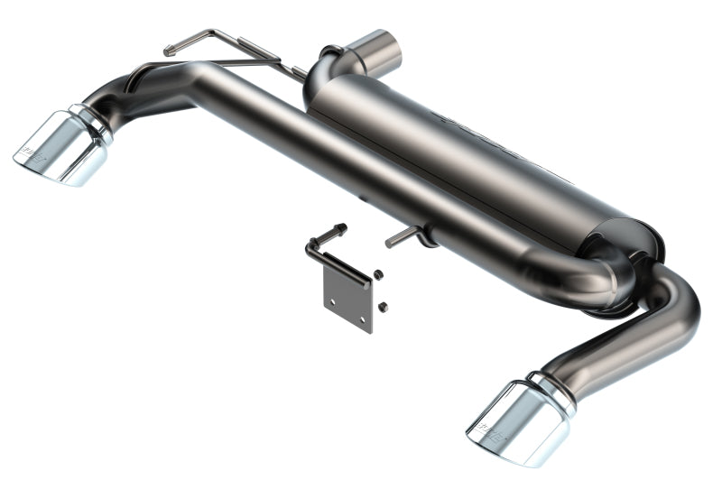 Borla 21-22 Ford Bronco 2.3L 4WD Touring Axle Back Exhaust w/ Bright Chrome Tips Borla 21-22 Ford Bronco 2.3L 4WD Touring Axle Back Exhaust w/ Bright Chrome Tips