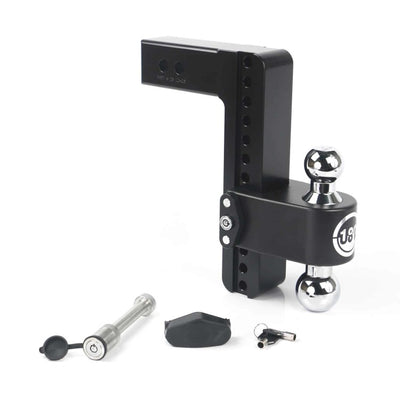 Weigh Safe 180 Hitch 10in Drop Hitch & 2.5in Shank (10K/18.5K GTWR) w/WS05 - Black Cerakote