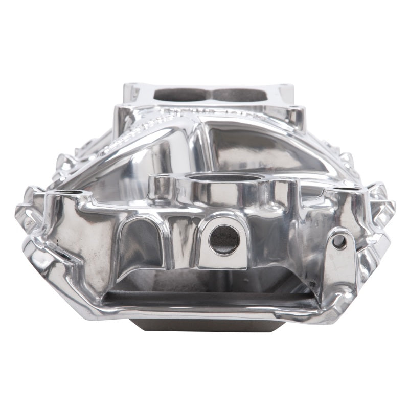 Edelbrock Polished B/B Chev Rect Port RPM Air-Gap Manifold Edelbrock Polished B/B Chev Rect Port RPM Air-Gap Manifold