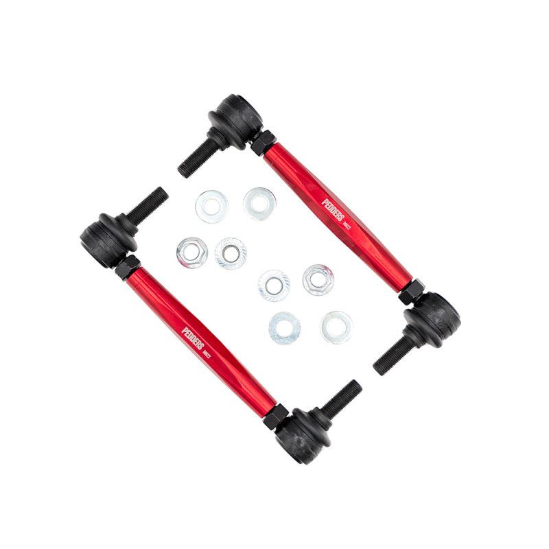 Pedders 15-22 S550 Mustang Adjustable Endlink Kit Front Pedders 15-22 S550 Mustang Adjustable Endlink Kit Front