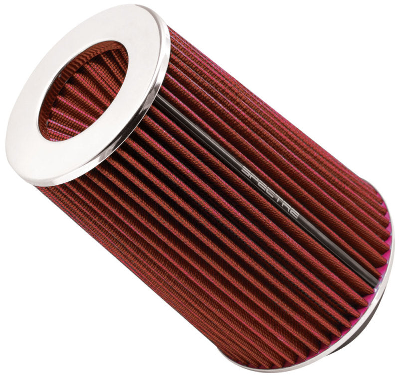 Spectre Adjustable Conical Air Filter 9-1/2in. Tall (Fits 3in. / 3-1/2in. / 4in. Tubes) - Red Spectre Adjustable Conical Air Filter 9-1/2in. Tall (Fits 3in. / 3-1/2in. / 4in. Tubes) - Red