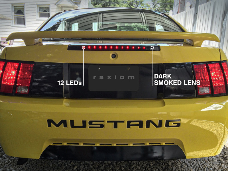 Raxiom 99-04 Ford Mustang Excluding 03-04 Cobra LED Third Brake Light (Smoked) Raxiom 99-04 Ford Mustang Excluding 03-04 Cobra LED Third Brake Light (Smoked)