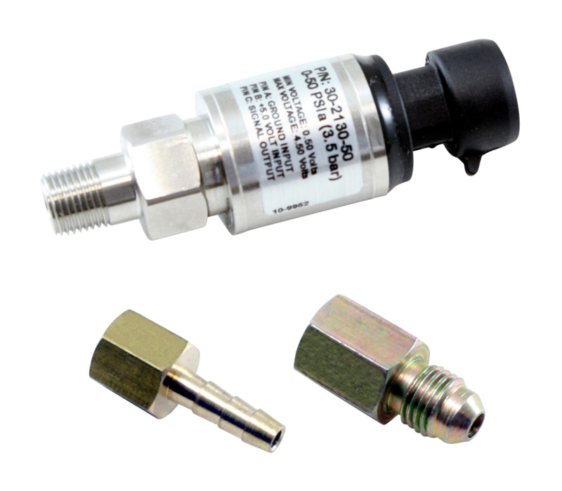 AEM 3.5 BAR MAP or 50 PSIA Stainless Steel Sensor Kit AEM 3.5 BAR MAP or 50 PSIA Stainless Steel Sensor Kit