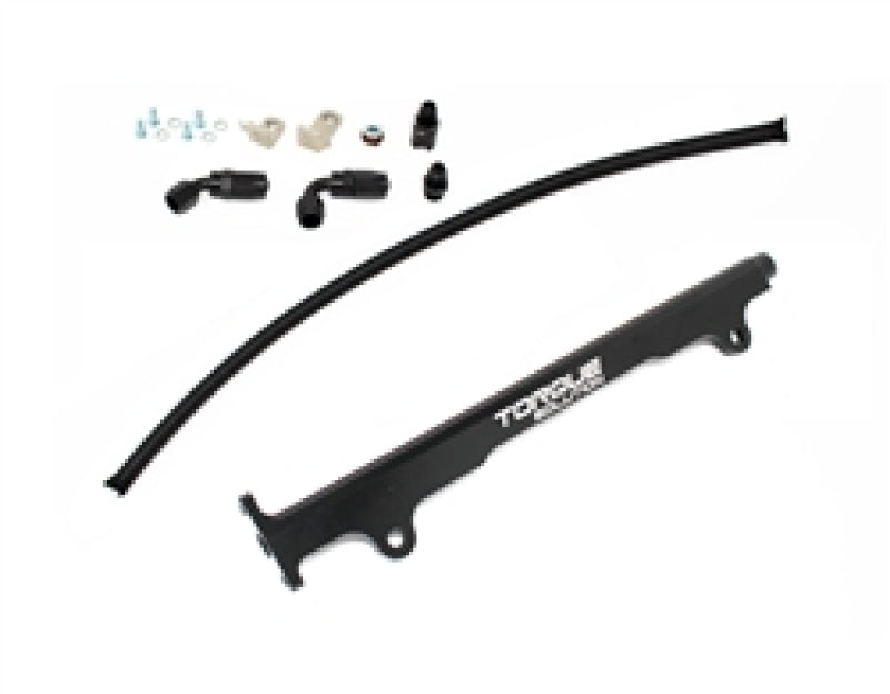 Torque Solution Mitsubishi Evo X Billet Aluminum Fuel Rail - Black Torque Solution Mitsubishi Evo X Billet Aluminum Fuel Rail - Black