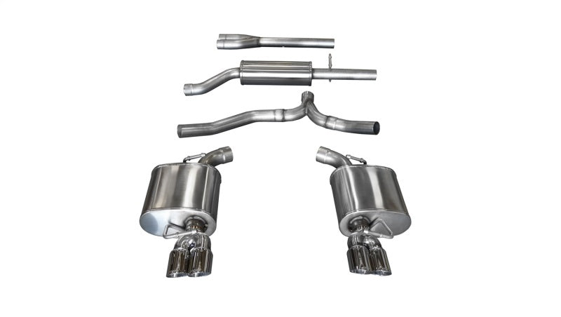 Corsa 11-14 Dodge Charger SXT 2.5in Sport Cat-Back Dual Rear Exit w/ Twin 3.0in Polished Tip Corsa 11-14 Dodge Charger SXT 2.5in Sport Cat-Back Dual Rear Exit w/ Twin 3.0in Polished Tip
