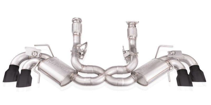 Stainless Works 20-21 Chevrolet Corvette C8 6.2L Redline Cat-Back Exhaust w/ Matte Black Tips Stainless Works 20-21 Chevrolet Corvette C8 6.2L Redline Cat-Back Exhaust w/ Matte Black Tips