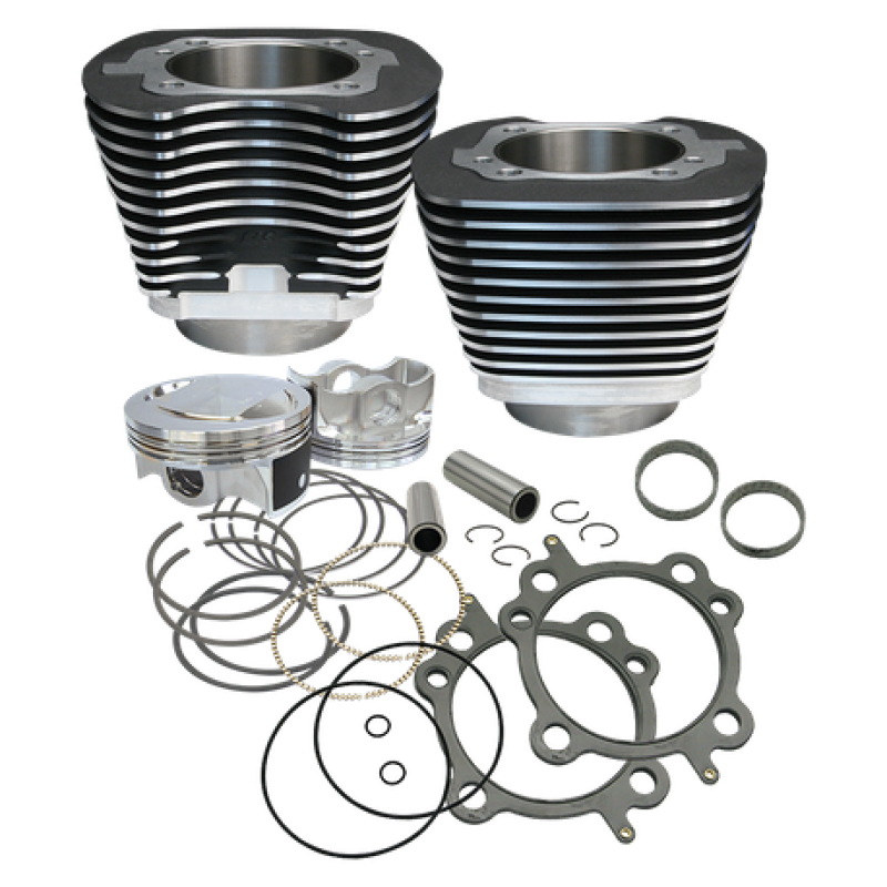 S&S Cycle 99-06 BT 97in Big Bore Cylinder Kit - Wrinkle Black S&S Cycle 99-06 BT 97in Big Bore Cylinder Kit - Wrinkle Black