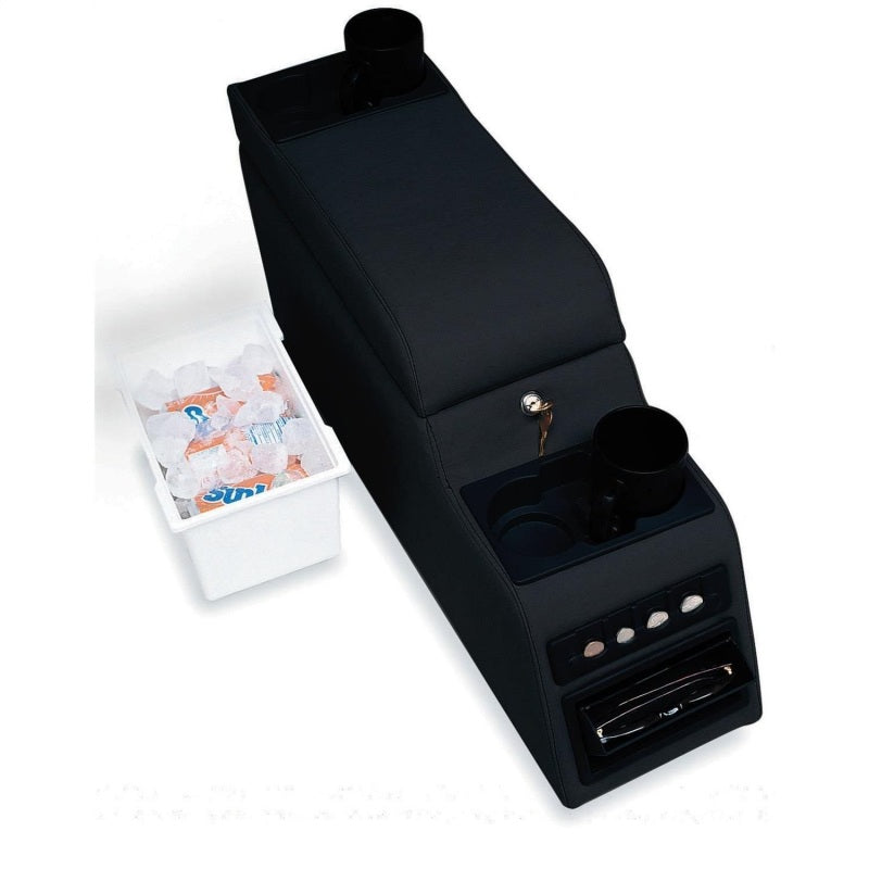 Rampage 1976-1983 Jeep CJ5 Locking Center Console - Black Denim Rampage 1976-1983 Jeep CJ5 Locking Center Console - Black Denim